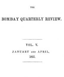 Bombay Quarterly Review