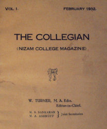 Collegian (Nizam College Magazine)