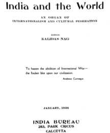 India and the World (Calcutta)