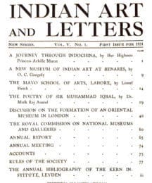 Indian Art and Letters