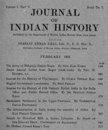 Journal of Indian History