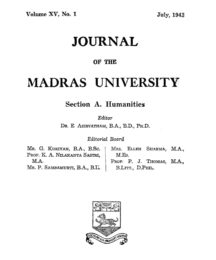 Journal of the Madras University
