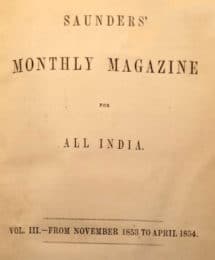 Saunders’ Monthly Magazine