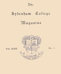 Sydenham College Magazine