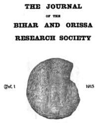 Journal of the Bihar and Orissa Research Society