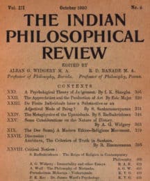 Indian Philosophical Review