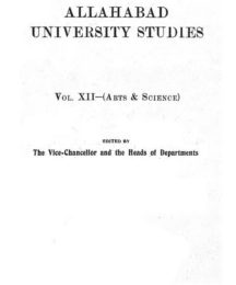 Allahabad University Studies