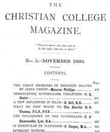 Christian College Magazine