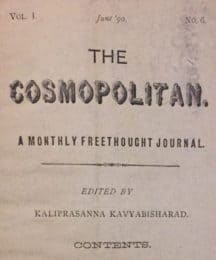 Cosmopolitan: A Monthly Freethought Journal
