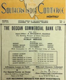 Southern India Commerce Monthly