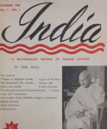 India: A Nationalist Review of Indian Affairs