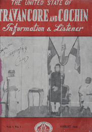 United State of Travancore and Cochin Information & Listener